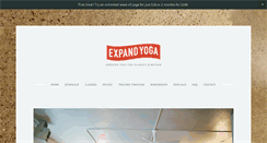 Desktop Screenshot of expandyoga.com